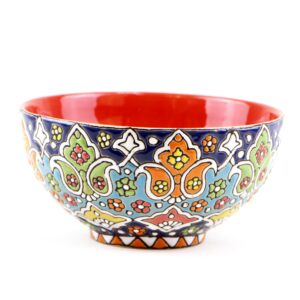 کاسه سفالی میناکاری مدل K003