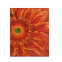 تابلو نقاشی رنگ و روغن مدل گل آفتاب گردان