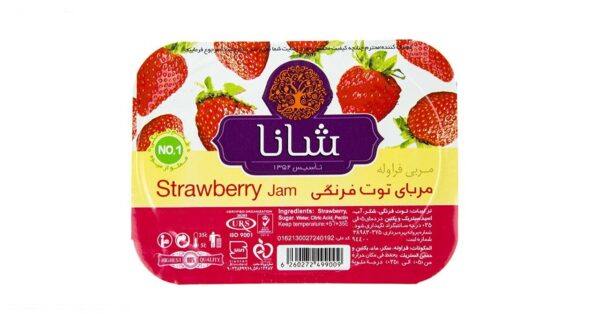 مربا توت فرنگی شانا - 225 گرم