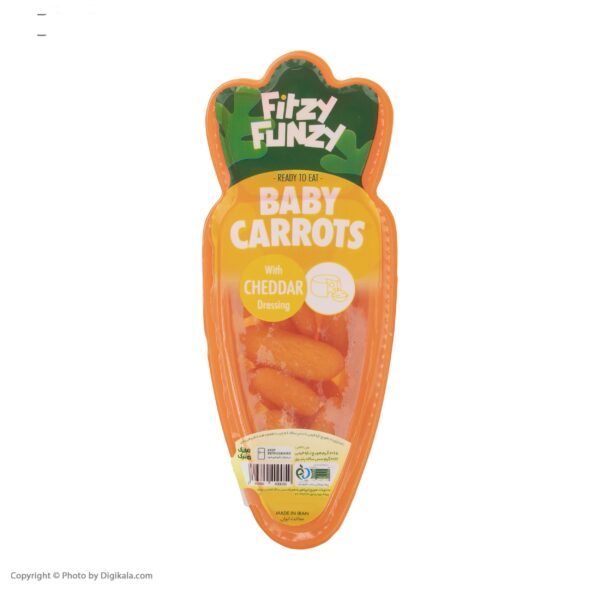 بچه هویج فیتزی فانزی با سس چدار - 70 گرم
