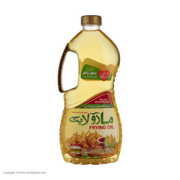 روغن سرخ کردنی ذرت و کنجد مازولایت - 1.8 لیتر