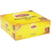 چای کیسه‌ ای لیپتون مدل Yellow Label بسته 100 عددی