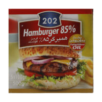 همبرگر 85 درصد گوشت قرمز 202 - 500 گرم