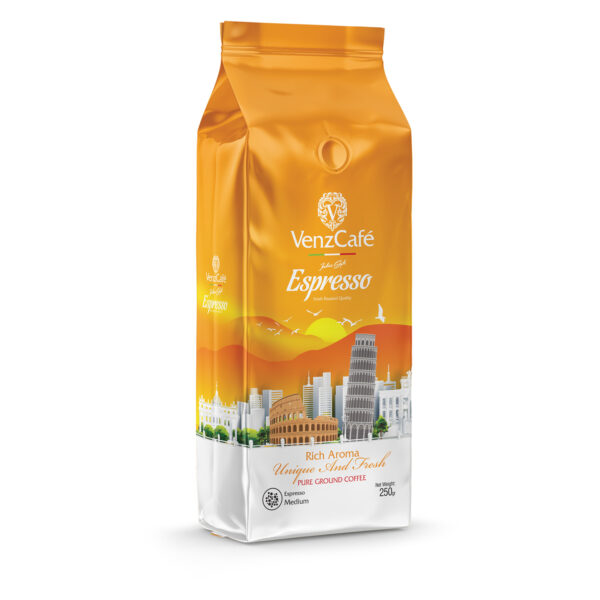 پودر قهوه اسپرسو مدیوم ونزکافه - 250 گرم
