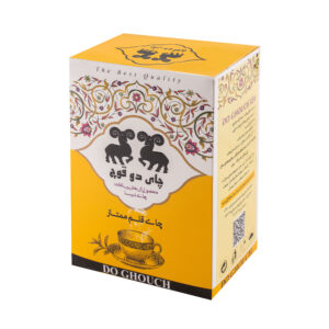 چای سیاه‌قلم دو قوچ - 400 گرم