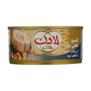 کنسرو ماهی تون با طعم دودی لادن - 180 گرم