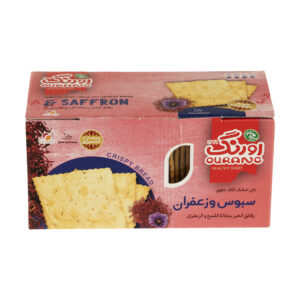 نان سنتی کاک سبوس دار زعفرانی اورنگ مقدار 400 گرم