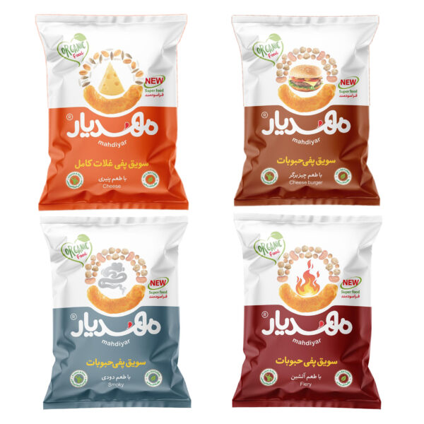 سویق غلات کامل  مهدیار - 50 گرم بسته 4 عددی