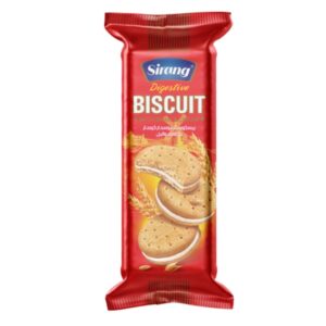 بیسکویت سبوس کرمدار  سیرنگ - 100 گرم بسته 12 عددی